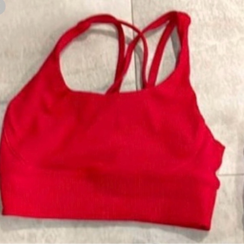 Lululemon Athletica Vibrant Red Sports Bra